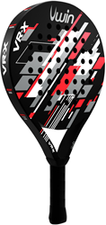Uwin raquette de padel VR-X rouge blanc gris confort débutant