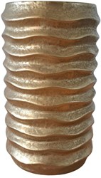 PTMD Bloempot Lodas Gold 12x12x20cm