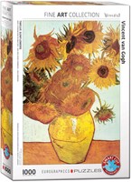 Eurographics puzzle art Van Gogh tournesols - 1000 pièces-2