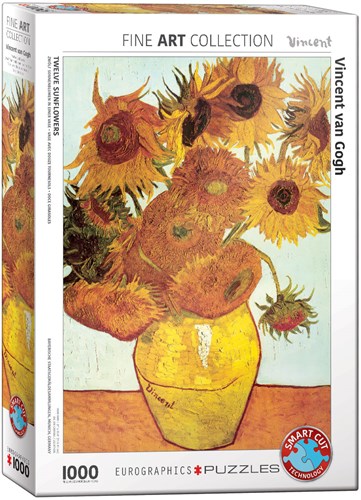 Eurographics puzzle art Van Gogh tournesols - 1000 pièces-2
