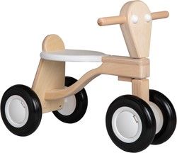 Van Dijk Toys vélo d'équilibre en bouleau - Blanc (Qualité de la garde d'enfants)