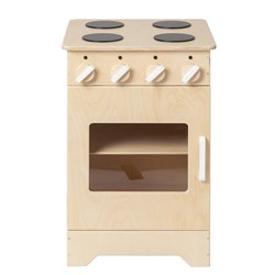 Van Dijk Toys cuisine en bois / cuisinière - Naturel avec blanc (Qualité de garde d'enfants)