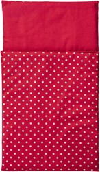 Van Dijk Toys Couette - Rouge avec des pois blancs