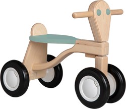 Van Dijk Toys vélo d'équilibre en bois de bouleau à partir de 1 an - Rouge (Qualité de la garde d'enfants)