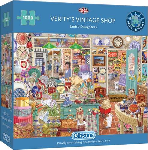 Gibsons puzzle Verity's Vintage Shop 1000 pièces adultes-2