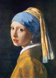 Eurographics Fille avec une boucle d'oreille en perle - Johannes Vermeer (1000)