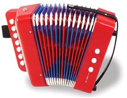 Vilac accordéon jouet instrument de musique pour enfants multicolore
