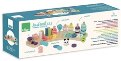 Vilac jeu de comptage en bois jouet éducatif apprendre à compter et trier