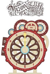Vilac horloge d'apprentissage en bois jouet éducatif apprendre l'heure enfants