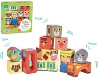 Vilac blocs musicaux en bois ferme - jouet éducatif animaux
