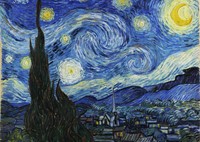 Grafika Vincent Van Gogh - Sternennacht, 1889 - 500 Teile