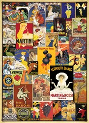 Eurographics puzzle affiches vintage - 1000 pièces rétro