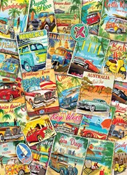 Collage de voyage vintage Eurographics (1000)