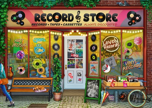 Ravensburger Vinylladen - 1000 Teile