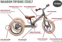 Trybike loopfiets 2 in 1 Steel - grijs