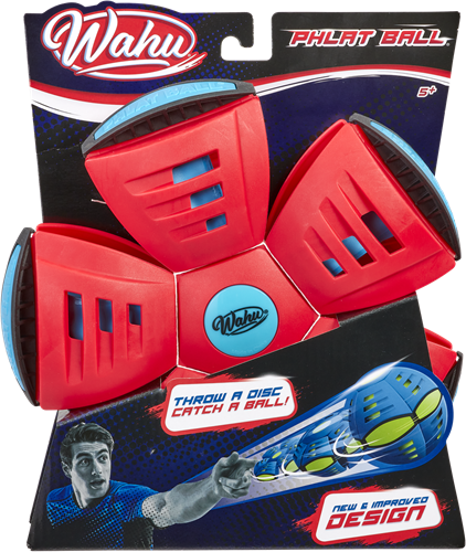 Wahu jeu de lancer et d’attraper Phlat Ball Classic rouge - jouet d’extérieur
