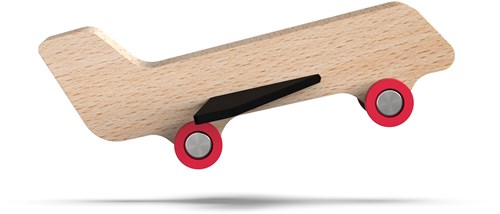 Waytoplay avion en bois Flyer jouet pour enfants