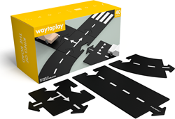Waytoplay circuit de course flexible King of the Road - 40 pièces jouet