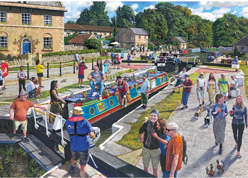 Gibsons Wasserstraßen von Wiltshire - 1000 Teile