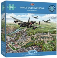Gibsons puzzle Wings over Windsor - 1000 pièces de plaisir-2