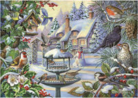 House of Puzzles puzzle Winter Birds 500 pièces XL animaux