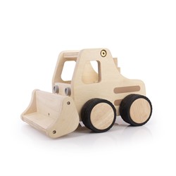 Guidecraft chargeuse frontale en bois jouet - véhicule de construction durable