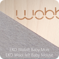 Wobbel Mini vilt Baby Muis-2