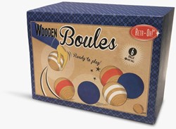 Retr-Oh Jeu de boules en bois set de jeu d'extérieur pour enfants
