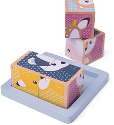 Bigjigs Cube Puzzle bois FSC 100%