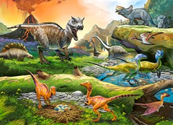 Castorland puzzle dinosaure - World of Dinosaurs 100 pièces carton