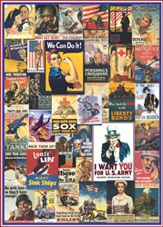 Eurographics puzzle affiches vintage WWI & WWII - puzzle 1000 pièces
