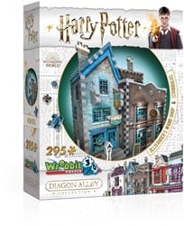 Casse-tête 3D Wrebbit - Harry Potter Boutique de baguettes d'Ollivander et Scribbulus - 295 pièces
