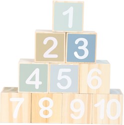 Atan Blocs de numéros en bois