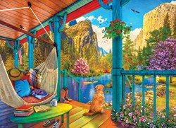 Eurographics puzzle - pièces XXL - Hamac avec vue - 500 pièces