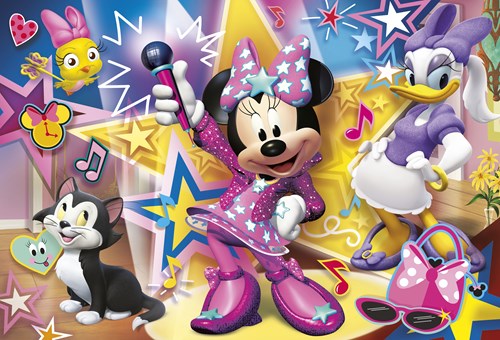 Clementoni puzzle - Minnie Mouse - 60 pièces XXL - jouet en carton coloré