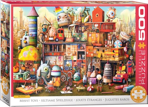 Eurographics puzzle - pièces XXL - Jouets marginaux - 500 pièces-2