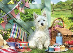 Eurographics puzzle Scottie Dog Picnic 500 pièces carton animaux