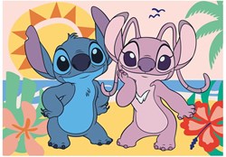 Dino puzzle Stitch à la plage - 100 pièces XXL Disney