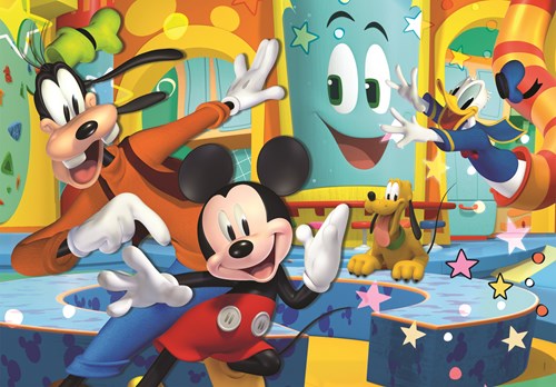Clementoni puzzle - Mickey Mouse - 60 pièces XXL - Supercolor carton