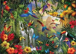 Eurographics puzzle paradis tropical XXL pièces 500 pièces coloré