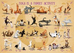 Eurographics puzzle - Yoga activité familiale - 500 pièces carton