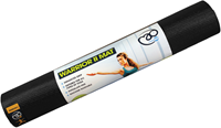Fitness-Mad tapis de yoga Warrior II 4mm noir 183cm x 61cm antidérapant