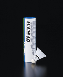 Yonex volants de badminton Mavis 10 - Tube de 6 - Blanc - Vitesse moyenne