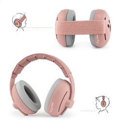 ZAZU protection auditive bébé et tout-petit rose - Earmuffs pour enfants