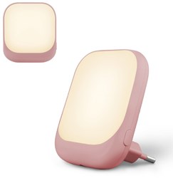 Zazu veilleuse LED rose avec capteur - prise chambre bébé